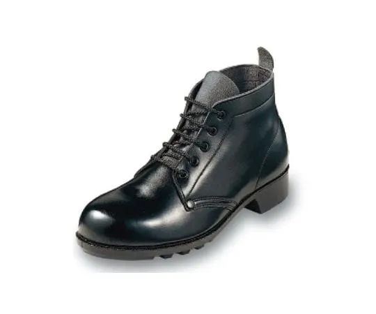 64-6539-58 Water-Resistant Oil-Resistant Chemical-Resistant Shoes Medium Black 23.5 cm AGS212P