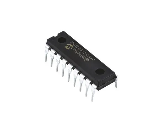 63-4739-83 Microchip, 8bit PIC Microcontroller, 4MHz, 1K EPROM, 18-Pin PDIP PIC16C711-04/P