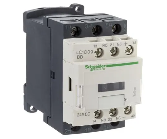 63-4782-87 Schneider Electric 3 Pole Contactor, 9 A, 24 V dc Coil, TeSys D, 3NO, 4 kW LC1D09BD