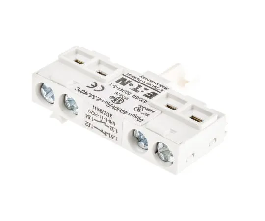 63-4742-92 Eaton, NO/NC (2), Auxiliary Contact, Front Mount, 1 A ac, 2 A dc NHI-E-11-PKZ0