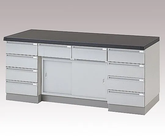 3-5830-21　［Discontinued］Side Laboratory Bench (Sliding Door Specification)　SQA-1800R