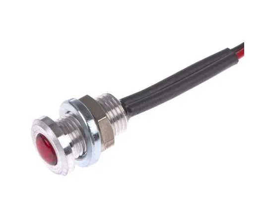 63-4772-48 Oxley Red Indicator, Lead Wires Termination, 1.9 V, 6.4mm Mounting Hole Size OXL/CLH/63/FL30/AL
