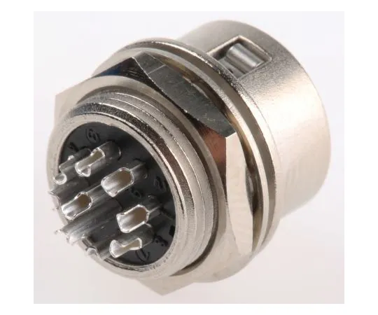 63-4861-42 Hirose HR10 Series, 10 Pole Panel Mount, with Female Contacts HR10A-10R-10S(71)