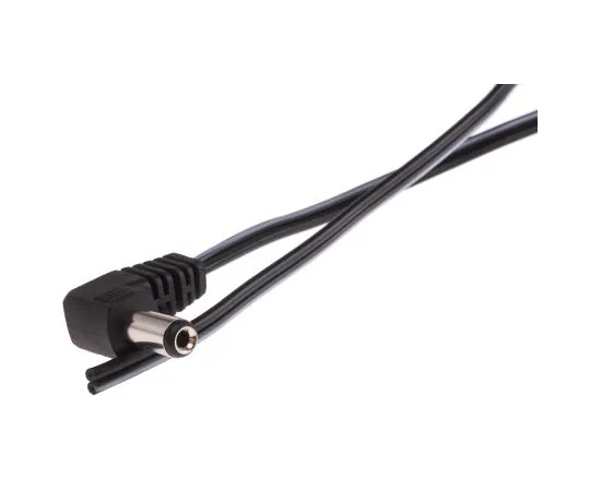 63-4919-25 RS PRO 1.8m Power Cable, Right Angle 2.1 mm Plug Lead to Unterminated, 1 A, 12 V 656-3850