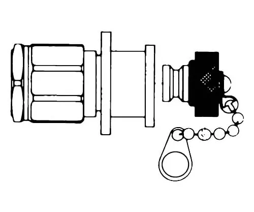 61-0201-72 Hose Connector 1/8In. NPTF Quick-Release Valve 1PK XX6403735