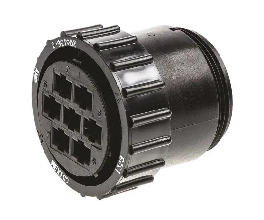 63-4734-04 TE Connectivity CPC Series 3 Series Cable Mount Housing, 7 contacts Plug 206136-1
