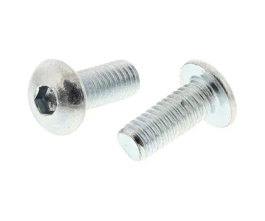 63-4818-01 RS PRO M4 x 10mm Hex Socket Button Screw Bright Zinc Plated Steel 483-9587