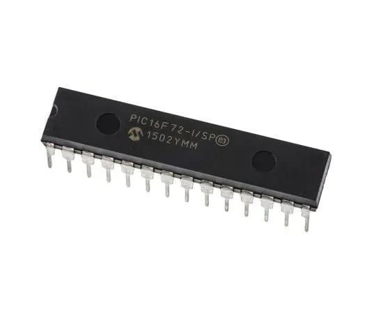 63-4804-72 Microchip PIC16F72-I/SP, 8bit PIC Microcontroller, 20MHz, 2K Flash, 28-Pin SPDIP PIC16F72-I/SP