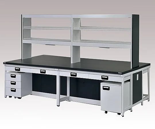 3-2054-01　［Discontinued］Central Laboratory Bench Steel Type 1800 x 1500 x 850/1950　AB-1815K-ST