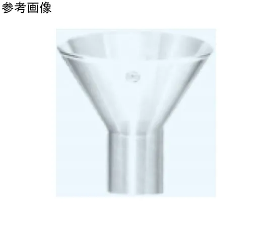 65-8682-21 Glass Powder Funnel Diameter 50 mm Foot Diameter 15 mm 672-5015