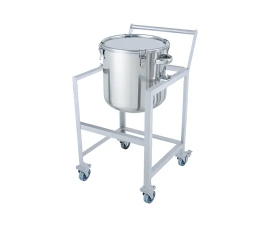 64-5067-93 Stainless Steel Plate Type Clip-on Sealed Container 35L with Stand (with handle and lid) DT-CTH-ASCC-36