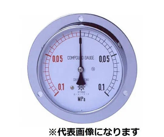 65-3616-13 IPT General Pressure Gauge for Vibration Resistant D Type φ150 G3/8 0~0.06MPA DVU38-1500.06MPA