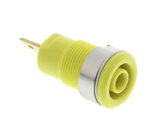 63-4893-44 Yellow Female Banana Plug Tab 1kV 23.3000-24