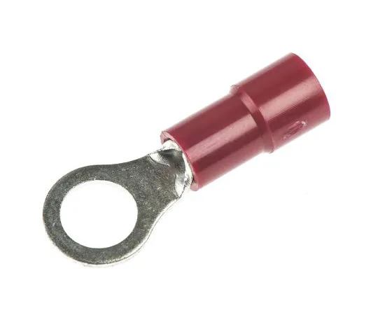 63-4891-16 RS PRO Insulated Ring Terminal, M5 Stud Size, 0.5mm² to 1.5mm² Wire Size, Red 613-9261