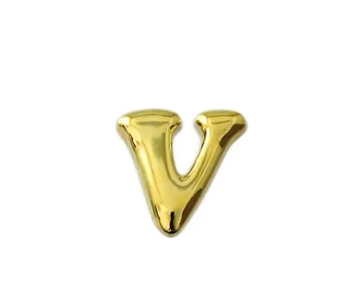 61-7421-29 Gold Characters Small V ABG15-V