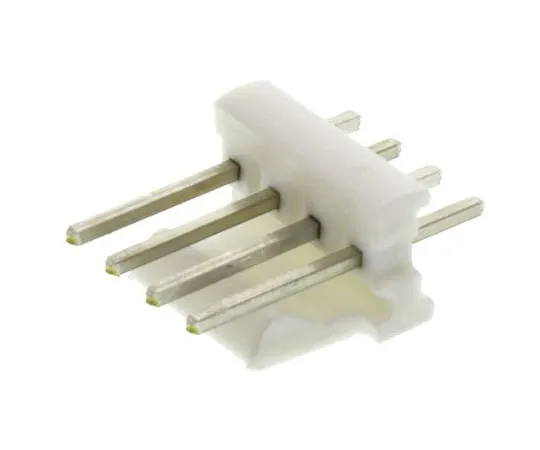 63-4684-66 TE Connectivity MTA-100, 4 Way, 1 Row, Straight PCB Header 640456-4