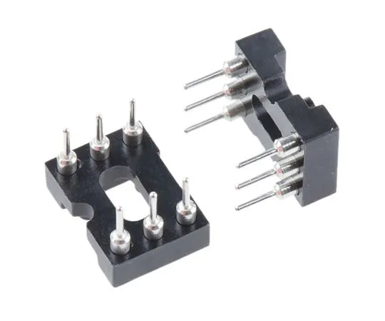 63-4877-61 E-TEC 2.54mm Pitch Vertical 6 Way, Through Hole Turned Pin Open Frame IC Dip Socket POS-306-S001-95