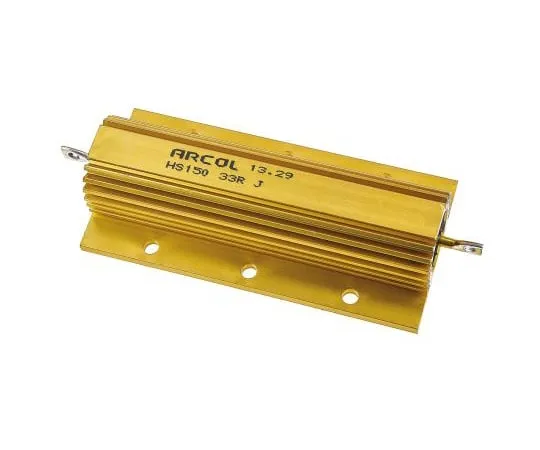 63-4758-82 Arcol HS150 Series Aluminium Ho***d Axial Wire Wound Panel Mount Resistor, 33Ω ±5% 150W HS150 33R J