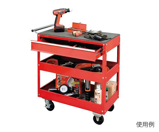 3-044-01　［Discontinued］Tool Cart With Drawer Red
