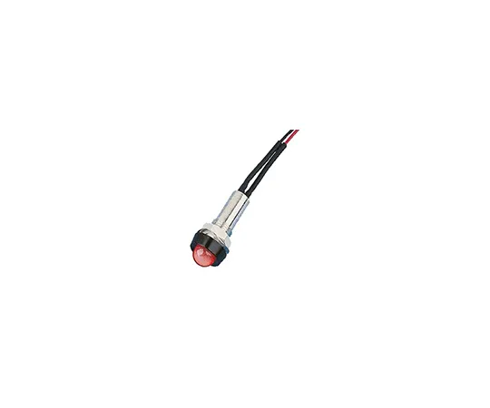 63-4776-14 Oxley Red Indicator, Lead Wires Termination, 24 V, 8mm Mounting Hole Size STR/LH/8/24/FL30/AL