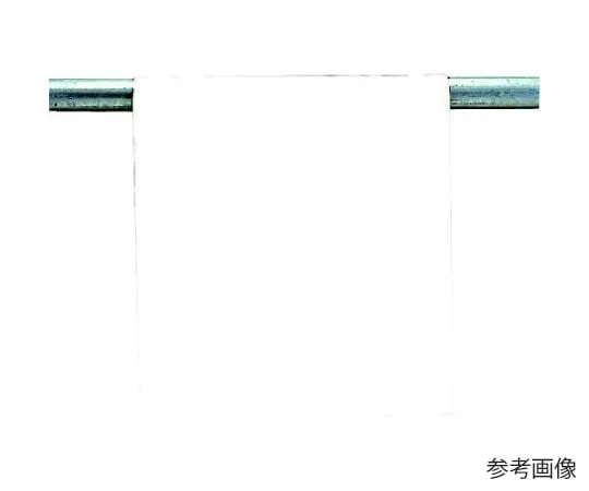 62-0020-41 One-Touch Mounting Label Plain White Tarpaulin 600 x 450 mm 341-50