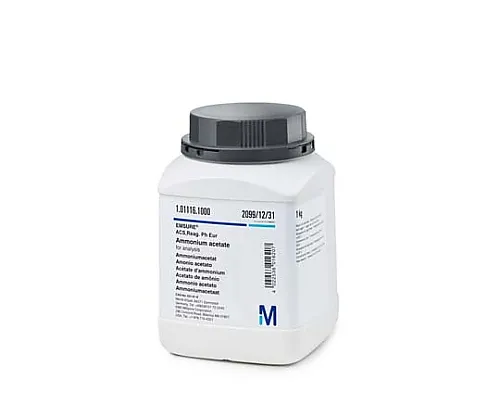 61-0289-03 Ammonium Acetate for Analysis Emsure(TM) ACS, Reag. pH Eur 101116 1kg 1.01116.1000