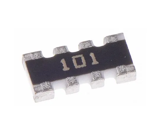 63-4853-15 Bourns BCN Series 100Ω ±5% Isolated SMT Resistor Array, 4 Resistors, 0.25W total 1206 (3216M) package Convex CAY16-101J4LF