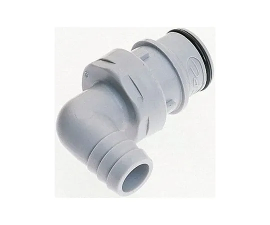 63-4716-89 Elbow Male Hose Coupling Coupling Insert - Valved, Free Floating Mount, PP HFCD23612