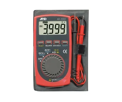 61-4672-49　［Discontinued］Card Type Digital Multimeter AD-5502　AD-5502