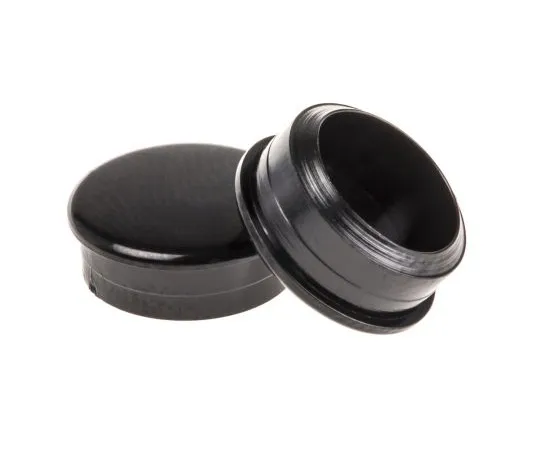 63-4800-82 RS Potentiometer Knob Cap, Black, For Use With Collet Knob 463-8536