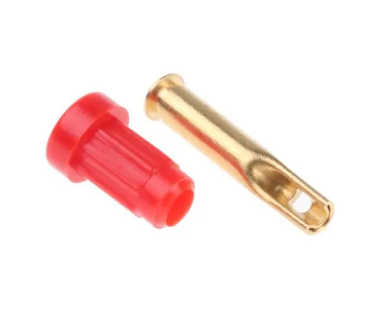 63-4748-40 Red Female Banana Plug Solder 30 V ac, 60 V dc 23.1010-22
