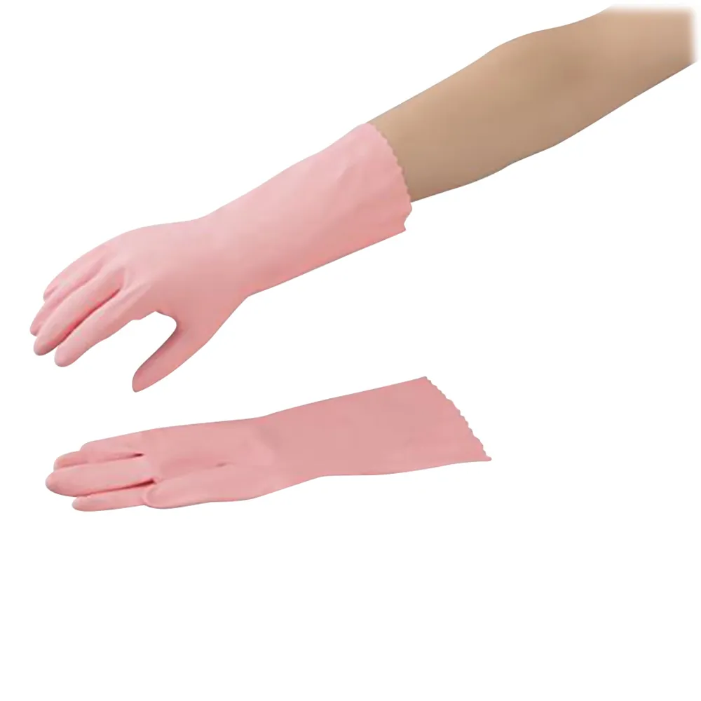 2-9731-01　［Discontinued］Nitrile Thick Glove (With Inside Fleece) Pink S　NHEXC-SP