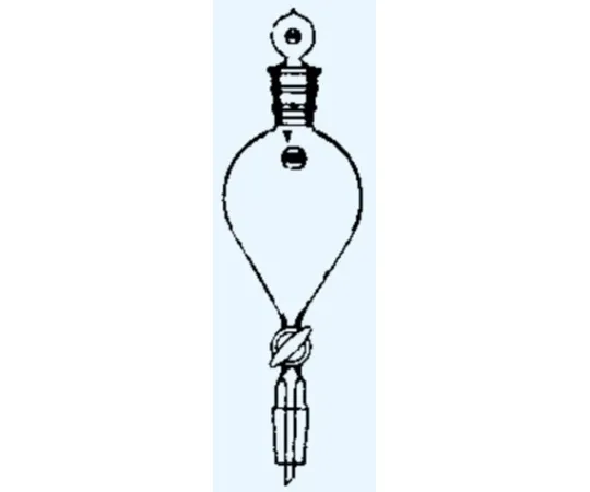 65-8664-54 Funnel Separatory Top 15 Bottom 15 10 mL 4162-1510