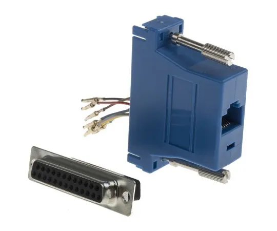63-4761-03 RS PRO 25 Way D-sub Female, RJ45 Female Adapter 314-8177
