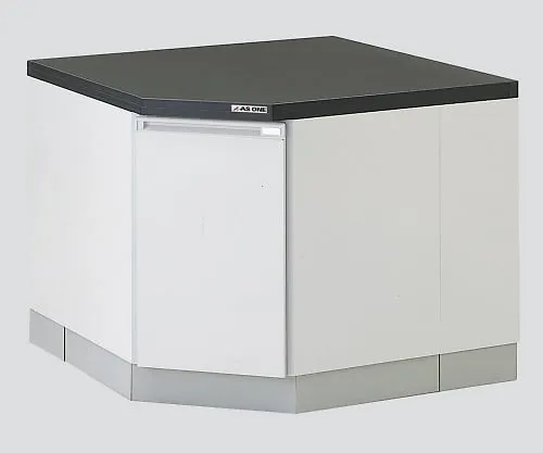 3-5826-11　［Discontinued］Side Laboratory Bench Wooden Type, for Corner 1000 x 1000 x 800　SAJO-1010