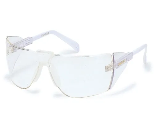 61-0176-90　［Discontinued］2 Eyes Type Protection Glasses SN-221 PET-AF White　SN-221PET-AF