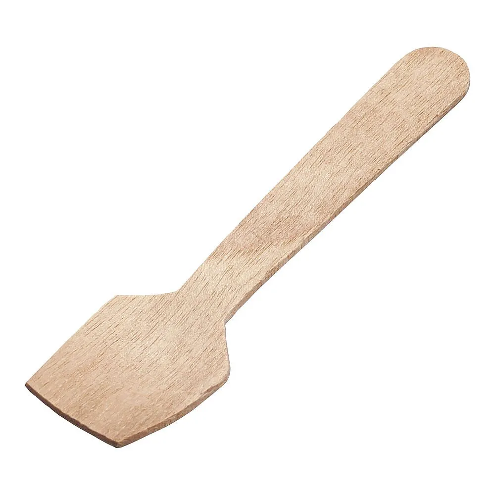 65-3874-80 Wooden Square Spoon (100 Pieces) 95