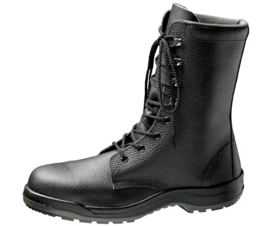 67-3123-95 JIS Certified Wide Resin Toecap Anti-Slip Safety Shoes Long Top Black 24.0 cm CJ030-24.0