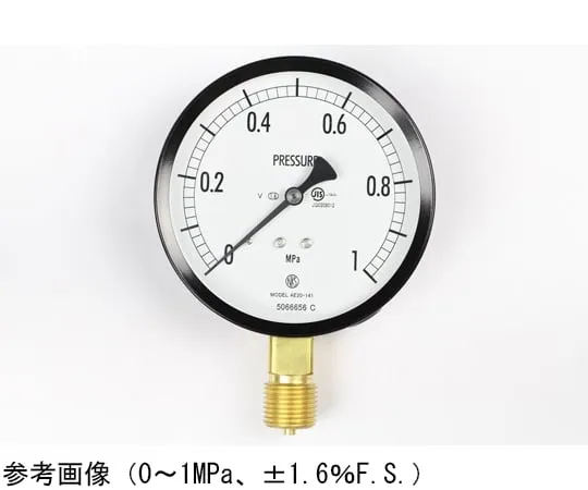 65-4285-11-20 Normal Pressure Gauge (Φ100) Vertical A Frame for Vibration Resistance with 0.1 MPa Inspection Certificate AE20-141