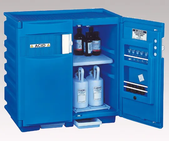3-5311-11　［Discontinued］Cabinet for Acid-Proof (Made Of Polyethylene) 83L　JP-24160