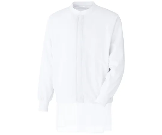 65-1238-68　［Discontinued］Work Clothes, Food Industry VERDEXCEL Unisex Long Sleeve Blouson Cupra Mix White SS VEH320W-UE-SS　VEH320W-UE-SS