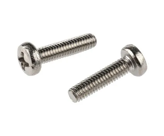 63-4816-57 RS, M4 Pan Head, 16mm Brass Pozidriv Nickel Plated0.7 483-0186