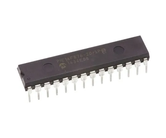 63-4804-81 Microchip PIC16F876-20/SP, 8bit PIC Microcontroller, 20MHz, 256 x 8 words, 8K x 14 words Flash, 28-Pin SPDIP PIC16F876-20/SP