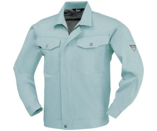 65-8345-19 Long Sleeve Blouson Blue Gray 3L 1494-43-3L