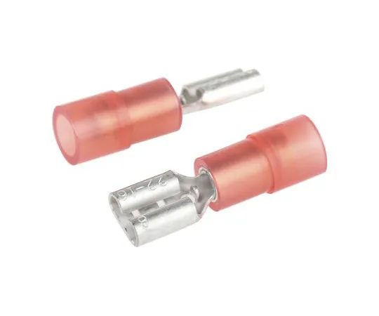63-4750-59 RS Pro Red Insulated Crimp Receptacle, 4.75 x 0.8mm, 0.5mm² to 1.5mm², 22AWG to 16AWG, Tin Plated 267-4221