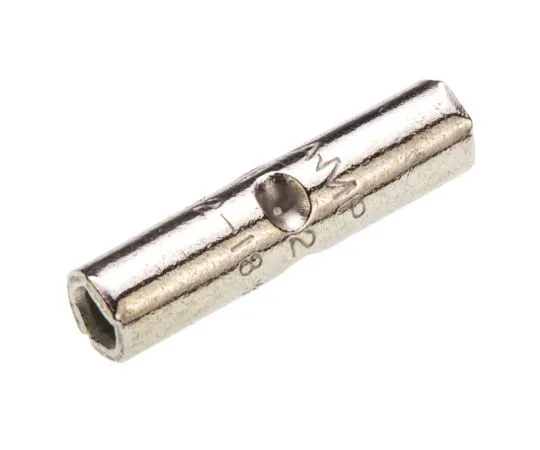 63-4744-10 TE Connectivity STRATO-THERM Butt Wire Splice Connector, Nickel Plated 22 → 16 AWG 323796