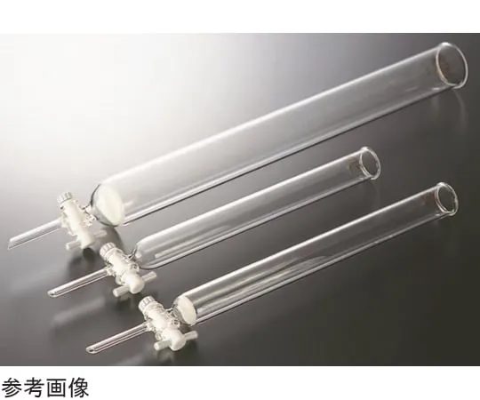 65-6858-55 Chromatograph Tube Inner Diameter 50x PTFE Cock Filter G-Column Length 100 mm Filter No. 1 2402-15-1-1