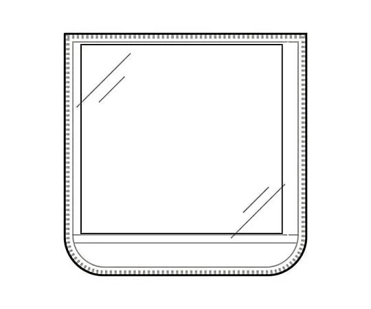 68-1881-36 150x150mm Toilet Display (Acrylic/Female) EA983RJ-1