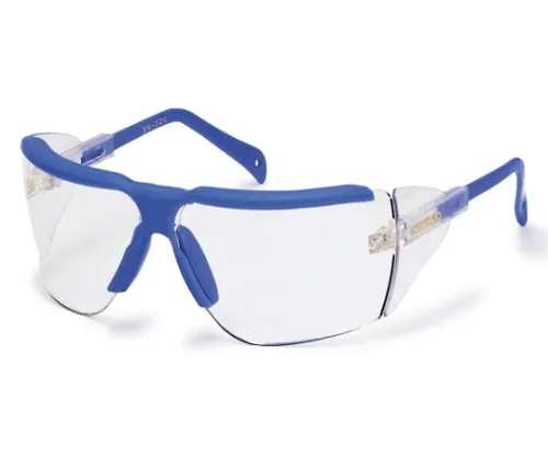 61-0176-88　［Discontinued］2 Eyes Type Protection Glasses SN-220 PET-AF Blue　SN-220PET-AFBL