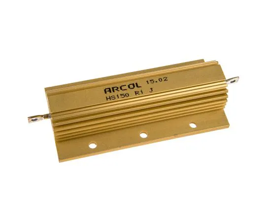 63-4758-92 Arcol HS150 Series Aluminium Ho***d Axial Wire Wound Panel Mount Resistor, 100mΩ ±5% 150W HS150 R1 J